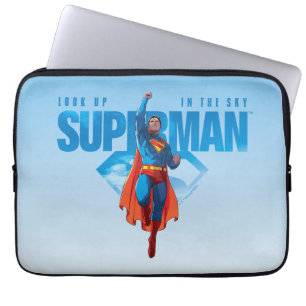 Capa Para Notebook Olhe para cima É o Super-Homem