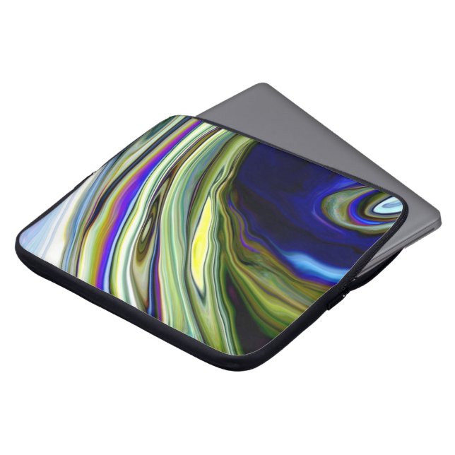 Capa Para Notebook olho da bolsa de laptop da tempestade (Frente Topo)