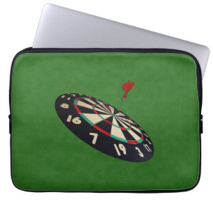 Capa Para Notebook Olho De Destino Verde Denim Darts,