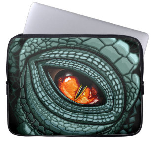 Capa Para Notebook Olho de Predador Réptil Primitivo