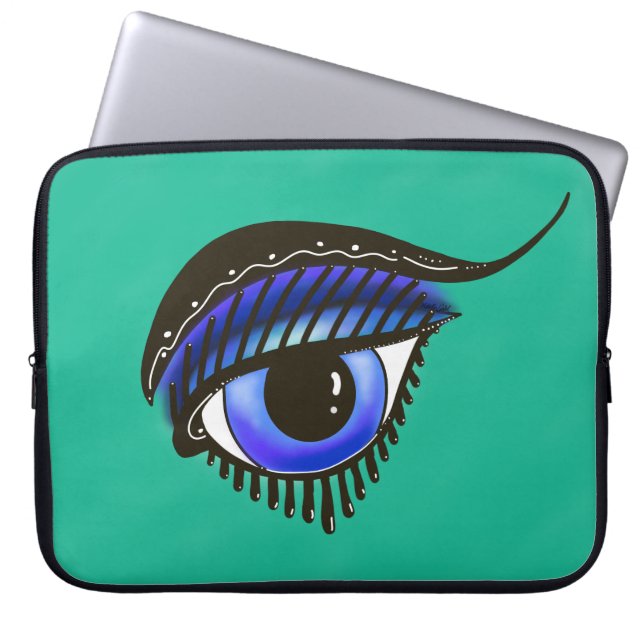 Capa Para Notebook Olho Do Laptop De Neoprene Medusa (Frente)