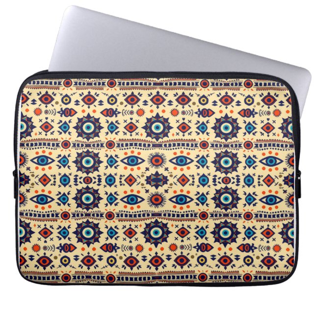 Capa Para Notebook Olho Mágico Padrão Abstrato que Tudo Vê (Frente)