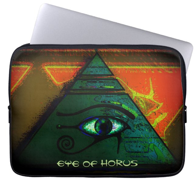 Capa Para Notebook Olho Místico Egípcio de Horus (Frente)