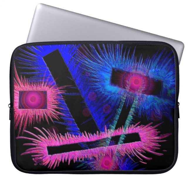 Capa Para Notebook Olhos Alienígenas (Frente)