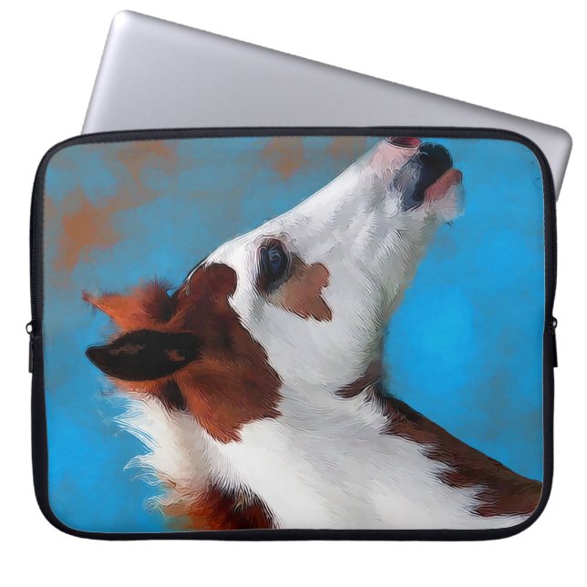 Capa Para Notebook olhos azuis (Frente)