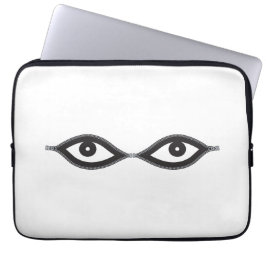 Capa Para Notebook Olhos de Zipper