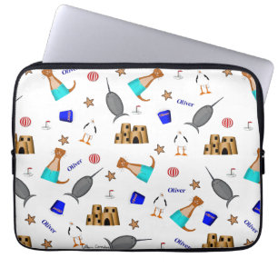 Capa Para Notebook Oliver The Otter Summer Beach Vacntern