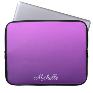 Capa Para Notebook Ombre roxo personalizado