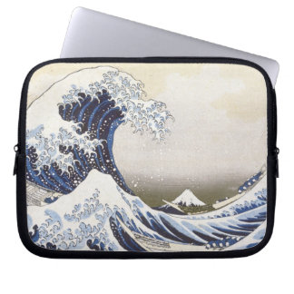 Capa Para Notebook Onda de Excelente de Hokusai