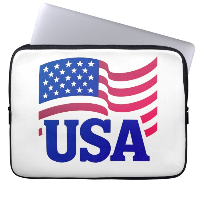 Capa Para Notebook Onda de Unidade dos Estados Unidos (Frente)