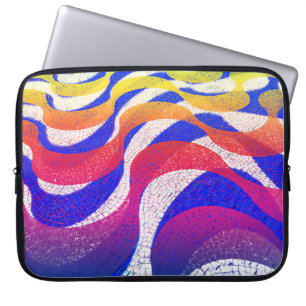 Capa Para Notebook Ondas coloridas