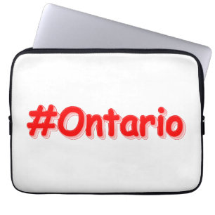 Capa Para Notebook "#Ontário " Design bonito. Comprar Agora