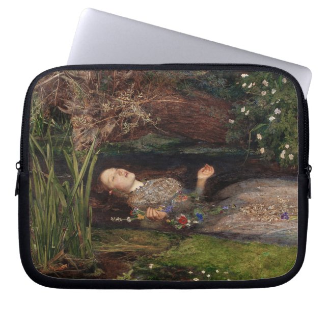 Capa Para Notebook Ophelia por John Everett Millais (Frente)