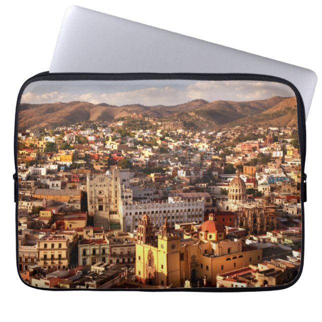 Capa Para Notebook Opinião da cidade de cima de (Frente)