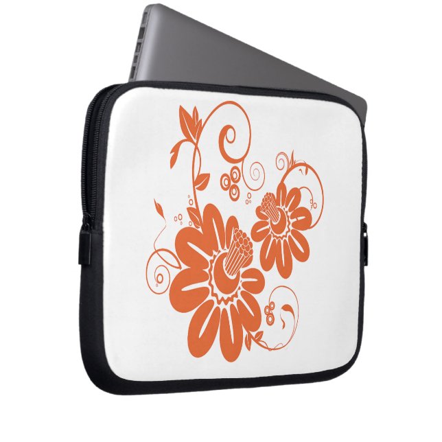 Capa Para Notebook Orange Blossom (Frente Esquerda)