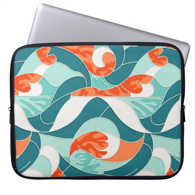Capa Para Notebook orange flow (Frente)