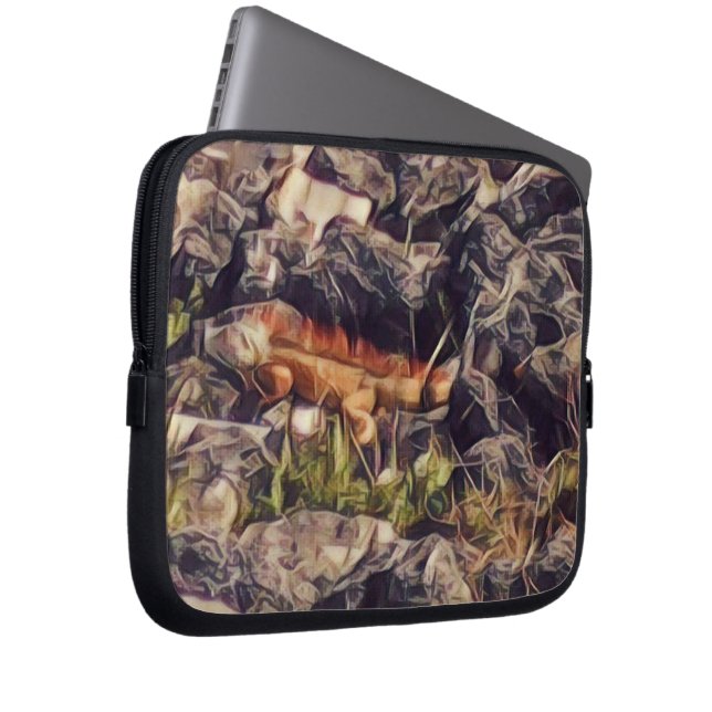 Capa Para Notebook Orange Guana Art (Frente Esquerda)