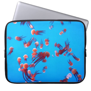 CAPA PARA NOTEBOOK ORANGE JELLY FISH