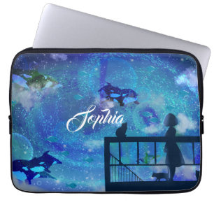 Capa Para Notebook Orca Whales