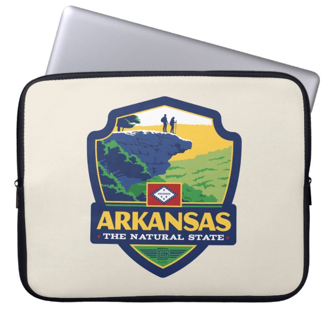 Capa Para Notebook Orgulho Estatal | Arkansas (Frente)