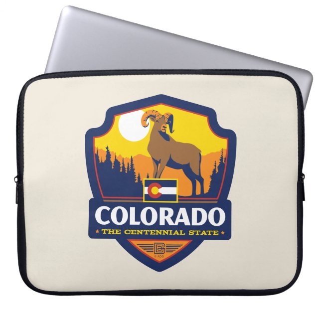 Capa Para Notebook Orgulho Estatal | Colorado (Frente)