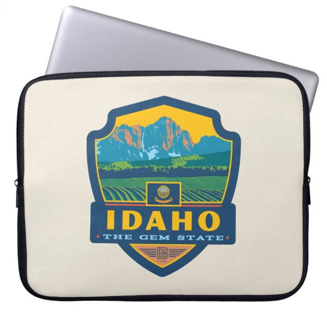 Capa Para Notebook Orgulho Estatal | Idaho (Frente)