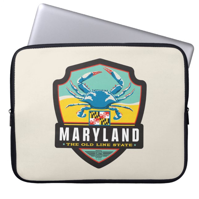 Capa Para Notebook Orgulho Estatal | Maryland (Frente)