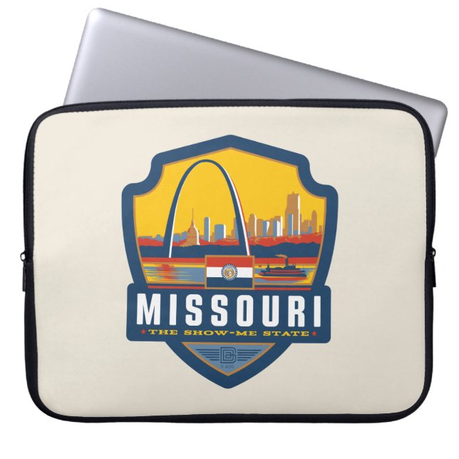 Capa Para Notebook Orgulho Estatal | Missouri (Frente)