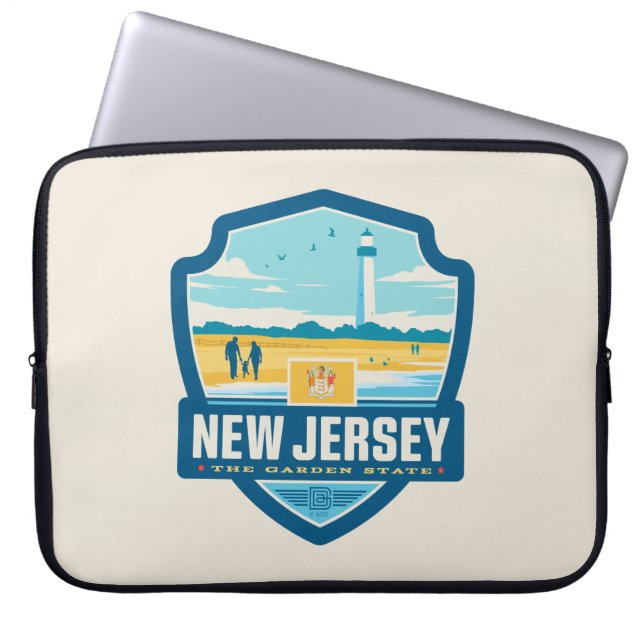 Capa Para Notebook Orgulho Estatal | Nova Jersey (Frente)