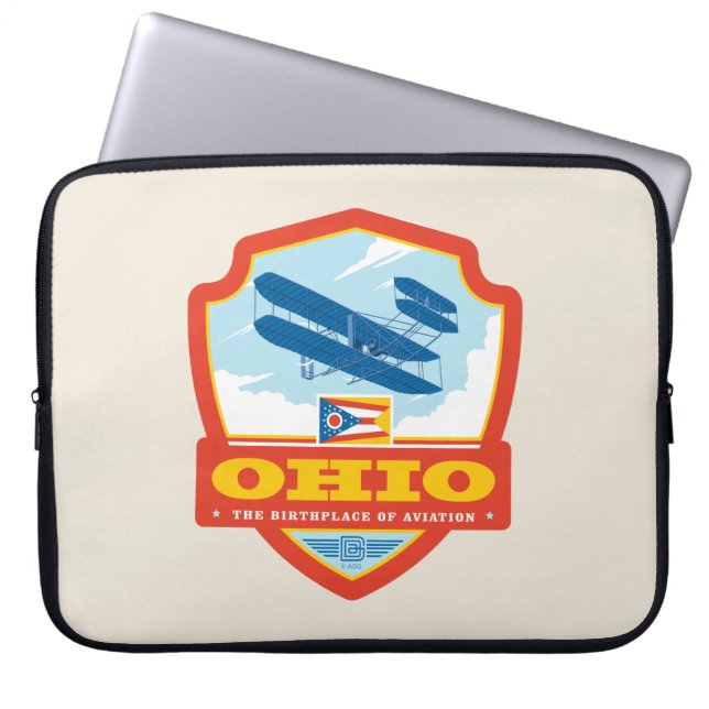 Capa Para Notebook Orgulho Estatal | Ohio (Frente)
