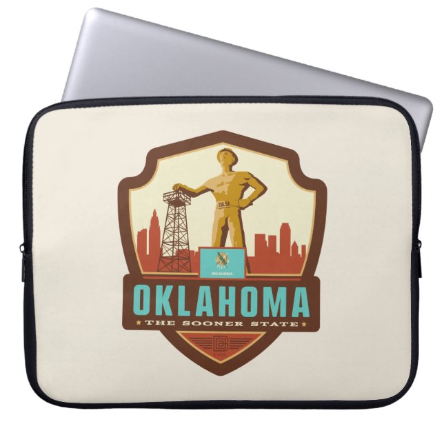 Capa Para Notebook Orgulho Estatal | Oklahoma (Frente)