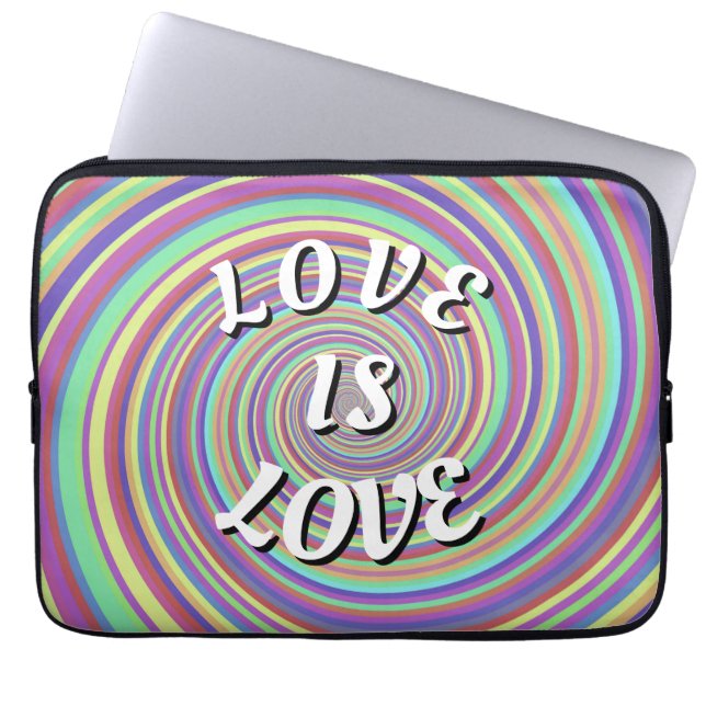 Capa Para Notebook Orgulho Love Is Love (Frente)