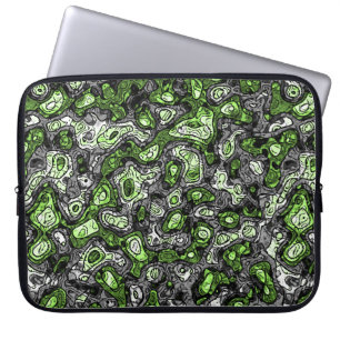 Capa Para Notebook Orgulhoso Groovy Trippy Grungy Funky Abstrato Agên