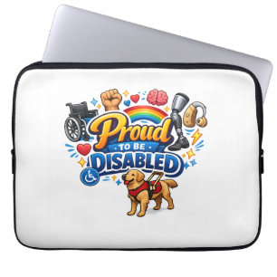 Capa Para Notebook Orgulhoso por Ser Deficiente – Design Gráfico de E