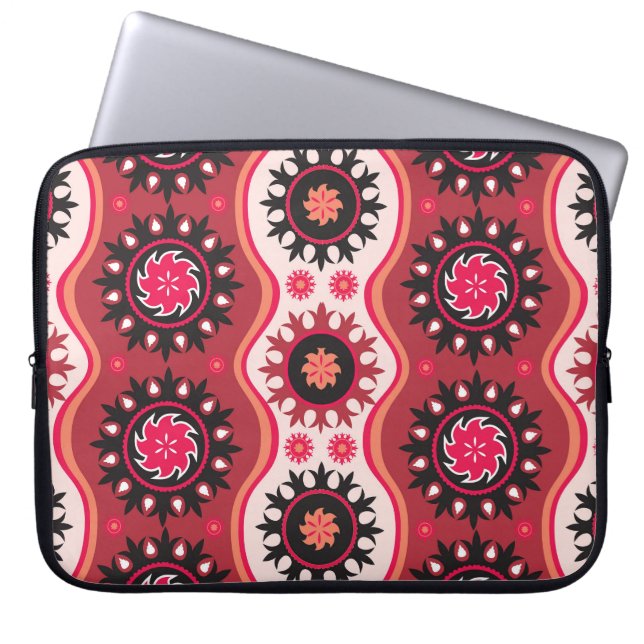 Capa Para Notebook Oriental Tradicional: Design de ornamento sem cost (Frente)