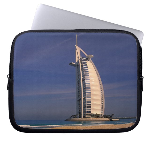 Capa Para Notebook Oriente Médio, Emirados Árabes Unidos, Dubai, Burj (Frente)