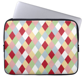 Capa Para Notebook Origami Christmas - Harlequin Geometric