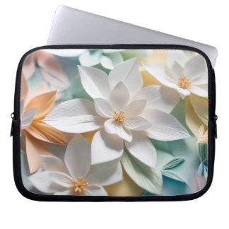 Capa Para Notebook Origami flowers
