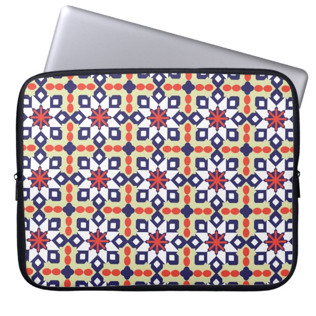 Capa Para Notebook Ornamento de Padrão Clássico,Patterno Geométrico S (Frente)