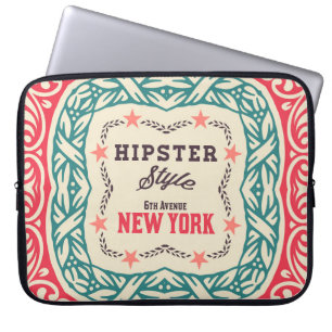 Capa Para Notebook Ornamentos barrocos e detalhes florais, cartão de
