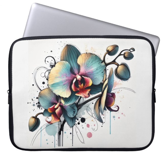 Capa Para Notebook Orquídea (Frente)