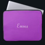 Capa Para Notebook Orquídea escura a bolsa de laptop personalizada<br><div class="desc">Uma máscara bonita do roxo nós nomeamos esta orquídea um escuro.   Alguns dos produtos igualmente incorporam a orquídea escura e as bolinhas brancas.   Estes artigos são umas canvas vazias prontas para seu texto ou imagem.</div>