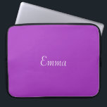 Capa Para Notebook Orquídea escura a bolsa de laptop personalizada<br><div class="desc">Uma máscara bonita do roxo nós nomeamos esta orquídea um escuro.   Alguns dos produtos igualmente incorporam a orquídea escura e as bolinhas brancas.   Estes artigos são umas canvas vazias prontas para seu texto ou imagem.</div>