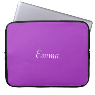 Capa Para Notebook Orquídea escura a bolsa de laptop personalizada