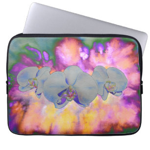 Capa Para Notebook Orquídeas brancas - fonte