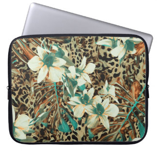 Capa Para Notebook Orquídeas - Ilustração Sem Costura Floral