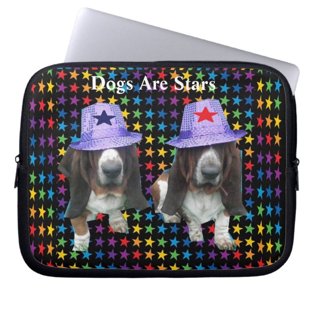 Capa Para Notebook Os Cães bolsas de laptop São Estrelas (Frente)