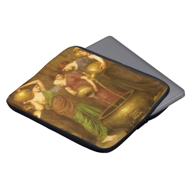 Capa Para Notebook Os Danaides de John William Waterhouse (Frente Topo)