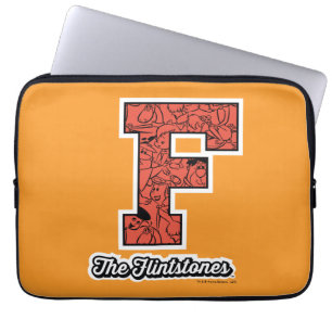 Capa Para Notebook Os Flintstones   Monograma de estilo colegial