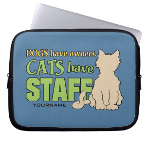 Capa Para Notebook OS GATOS TÊM bolsas de laptop personalizadas FUNCI